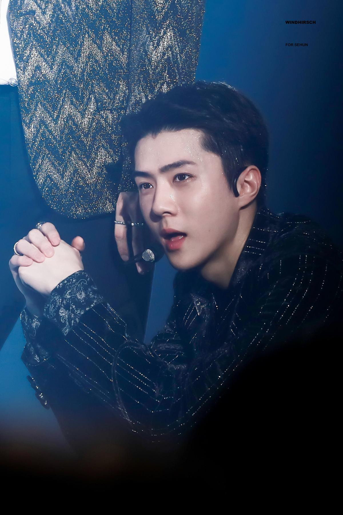 Bị EXO 'ép uổng', Sehun ngại ngùng đến đáng yêu nói lời thương fan giữa concert Ảnh 1