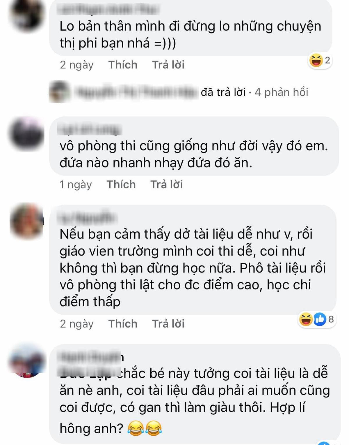 Thức đêm thức khuya học bài, sinh viên bức xúc khi thấy cảnh hầu hết phòng thi ngang nhiên sử dụng tài liệu Ảnh 2