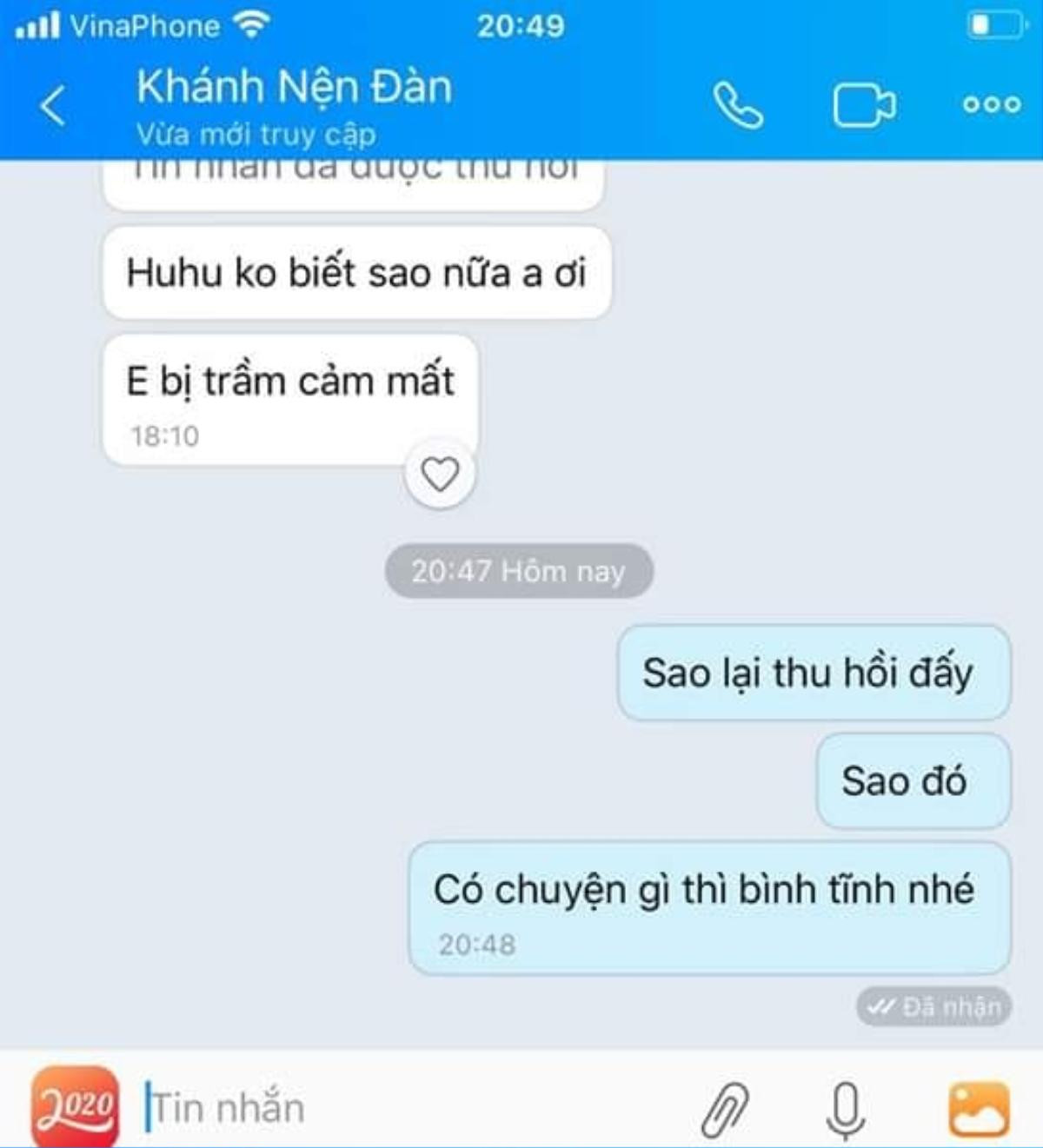 Rò rỉ đoạn chat K-ICM tâm sự đang rơi vào trạng thái trầm cảm? Ảnh 1