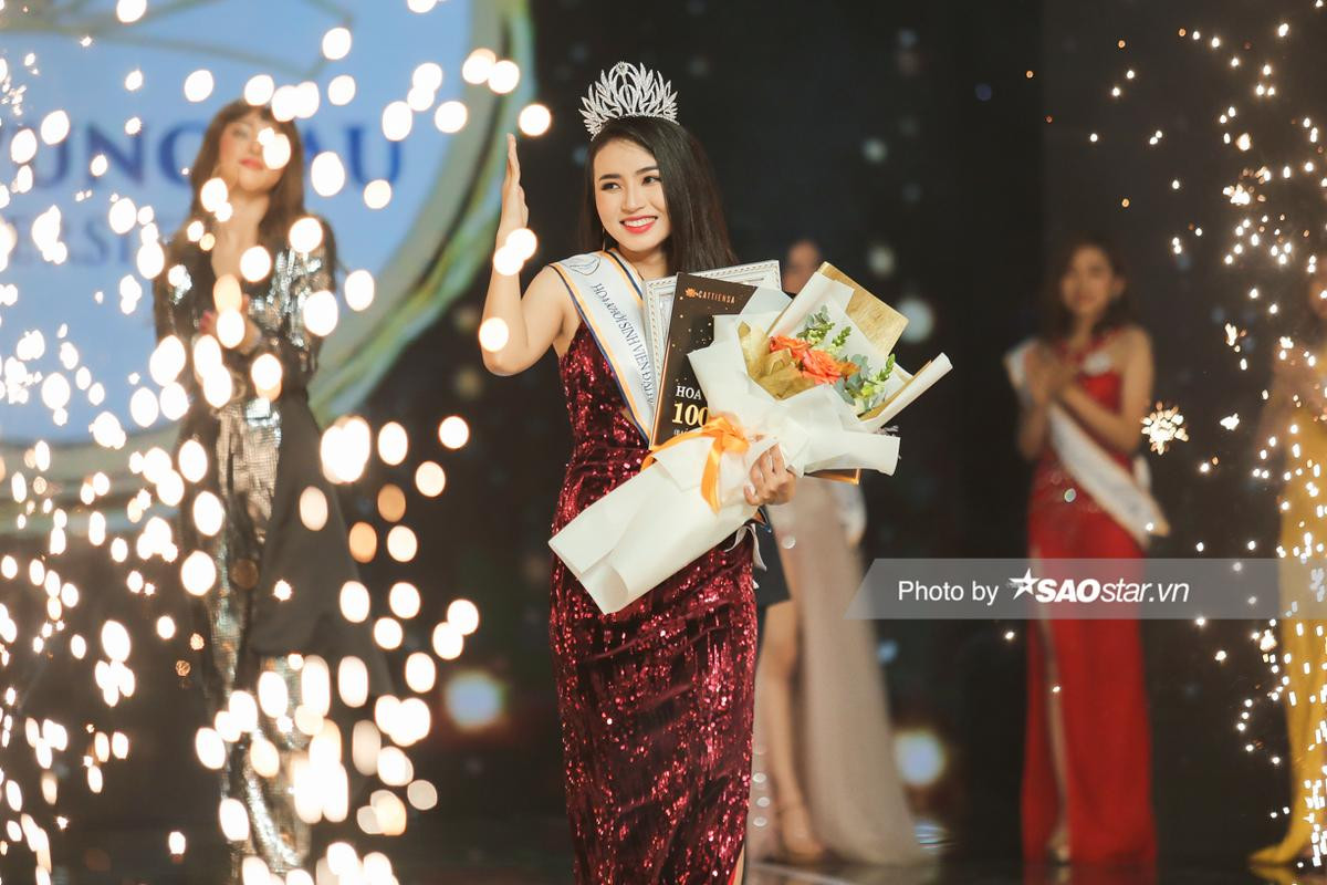 Vượt qua tự ti về ngoại hình, Cao Kiều Tiên đăng quang Hoa khôi chung kết Miss University NHG 2020 Trường Đại học Bà Rịa - Vũng Tàu Ảnh 6