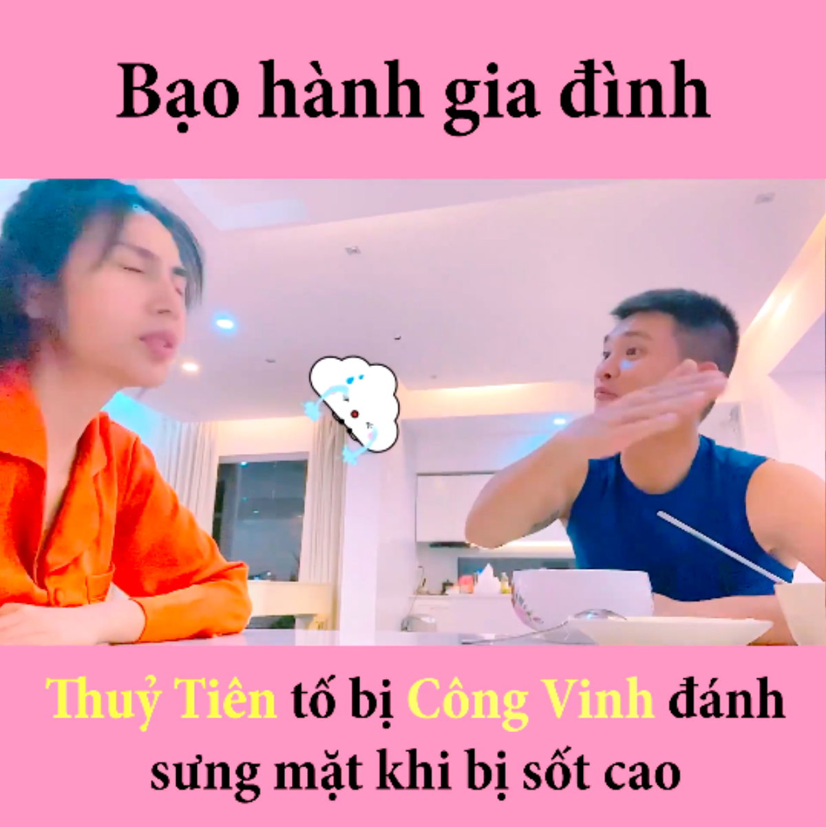 Thủy Tiên 'tố' Công Vinh bạo hành gia đình đánh sưng mặt Ảnh 2