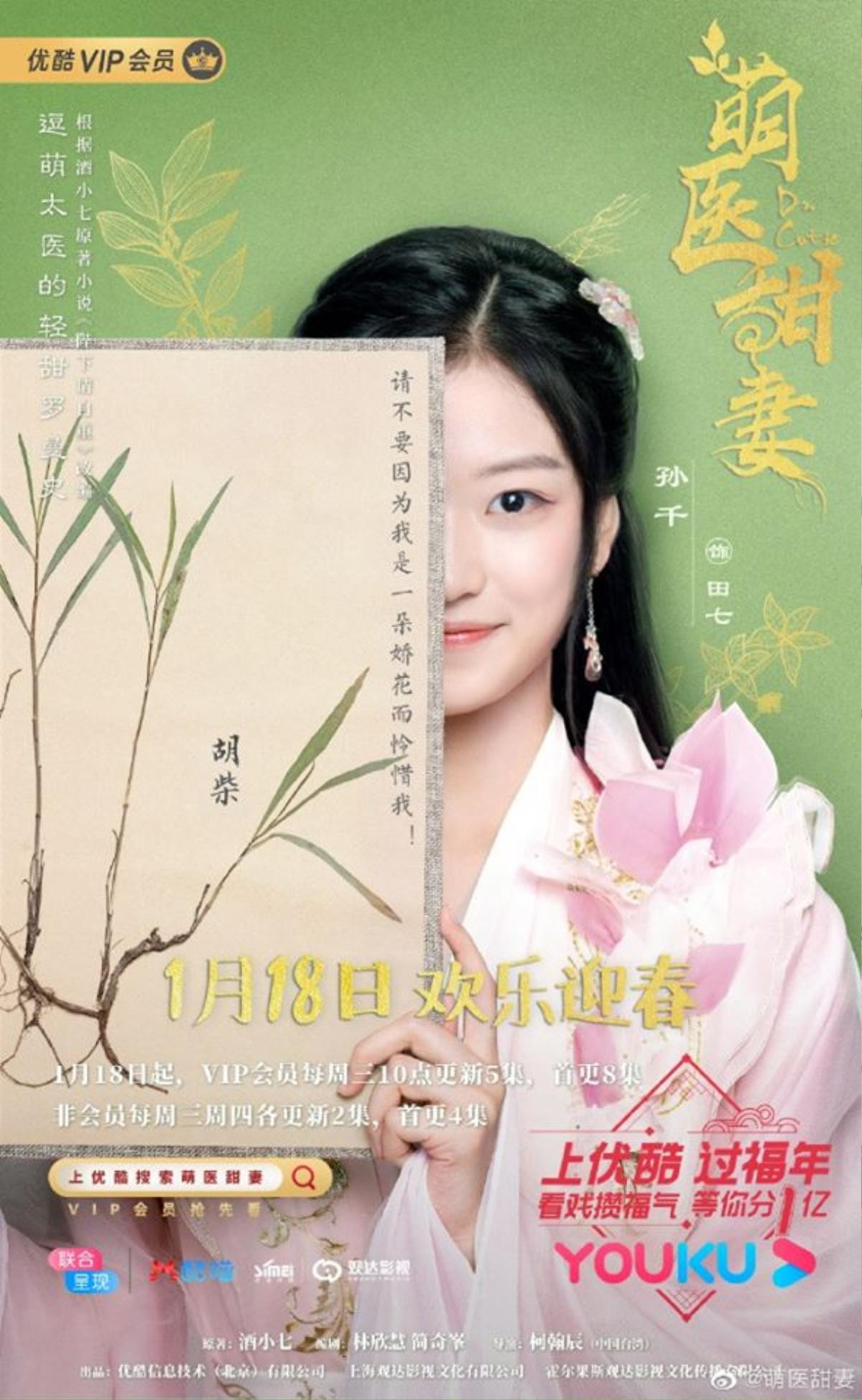 'Manh y điềm thê' tung poster và trailer xịn sò,  sẵn sàng lên sóng Youku từ 18/1/2020 Ảnh 14