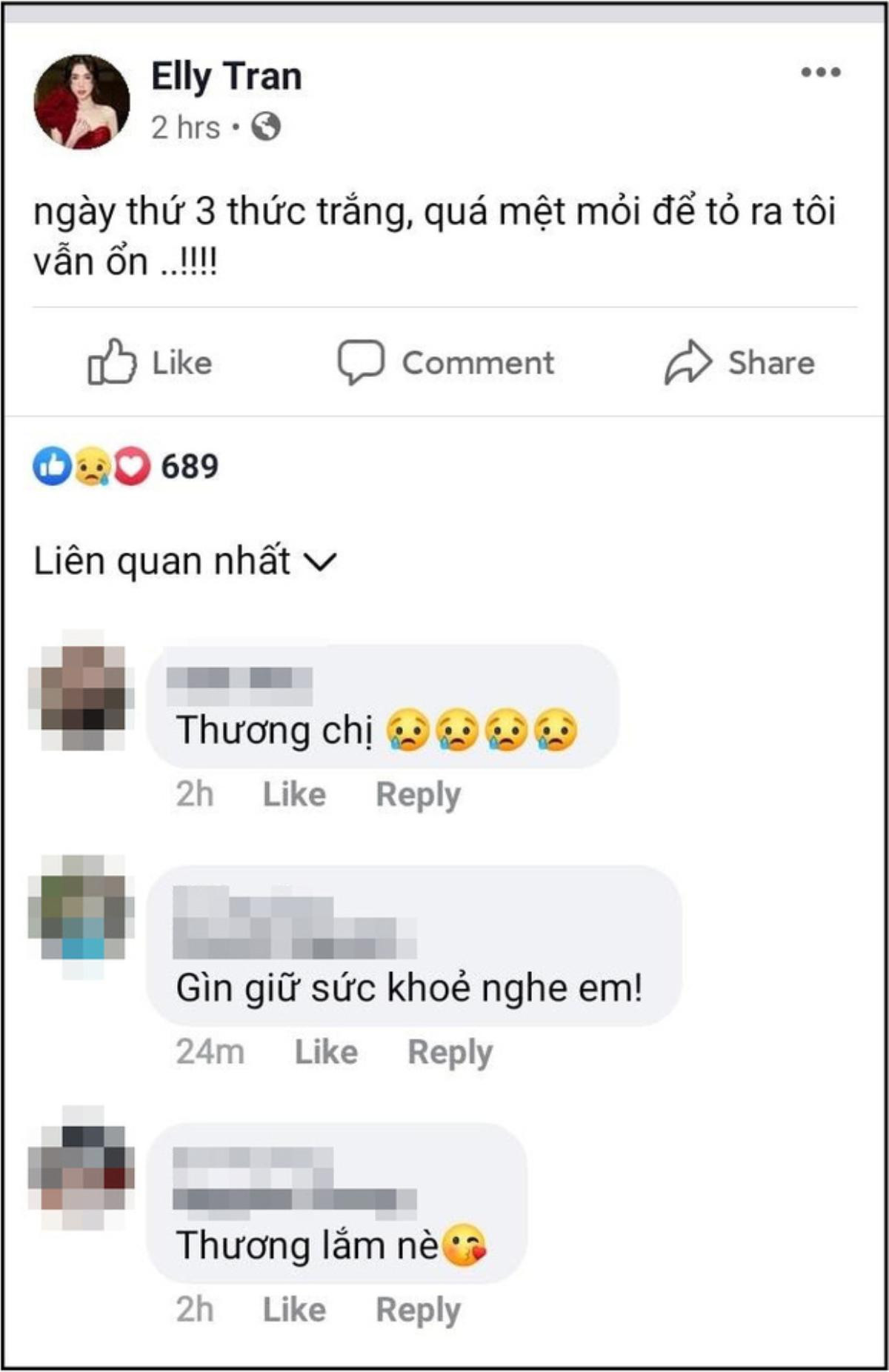 Elly Trần bất ngờ chia sẻ về 'đàn ông ngoại tình', thức trắng đêm, khóc lóc khiến fan lo lắng Ảnh 5