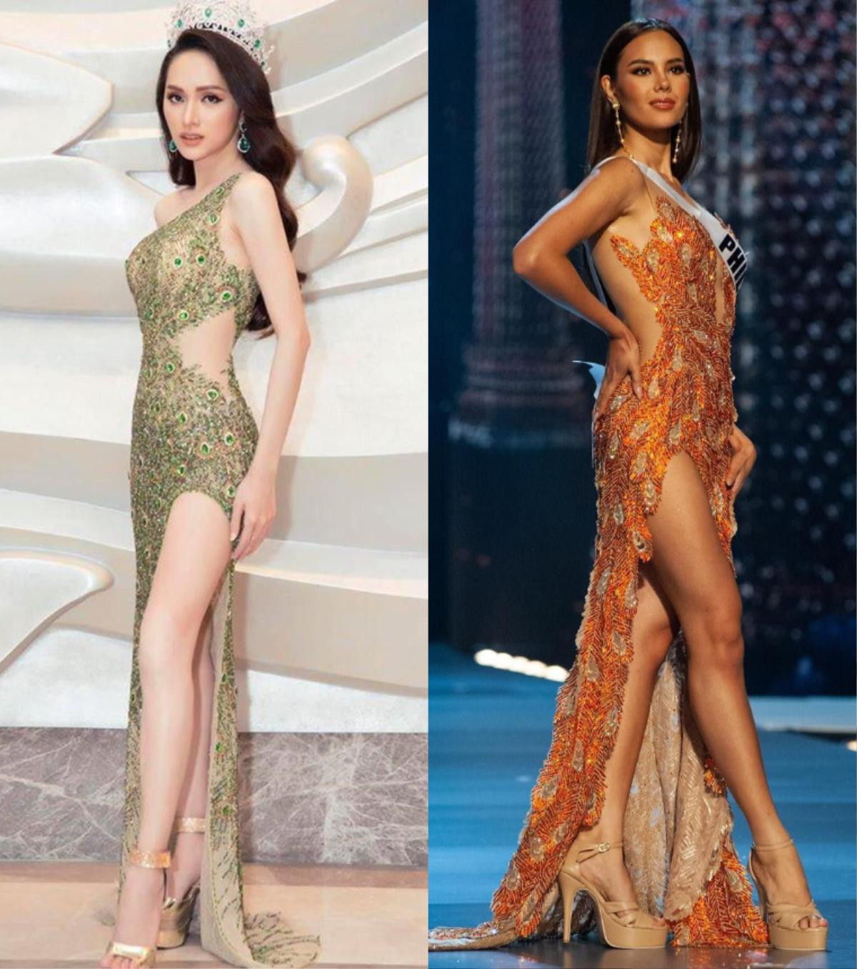 Hương Giang bất ngờ bị fan Philippines tố mặc váy nhái của Catriona Gray, fan Việt quyết bảo vệ đến cùng Ảnh 9