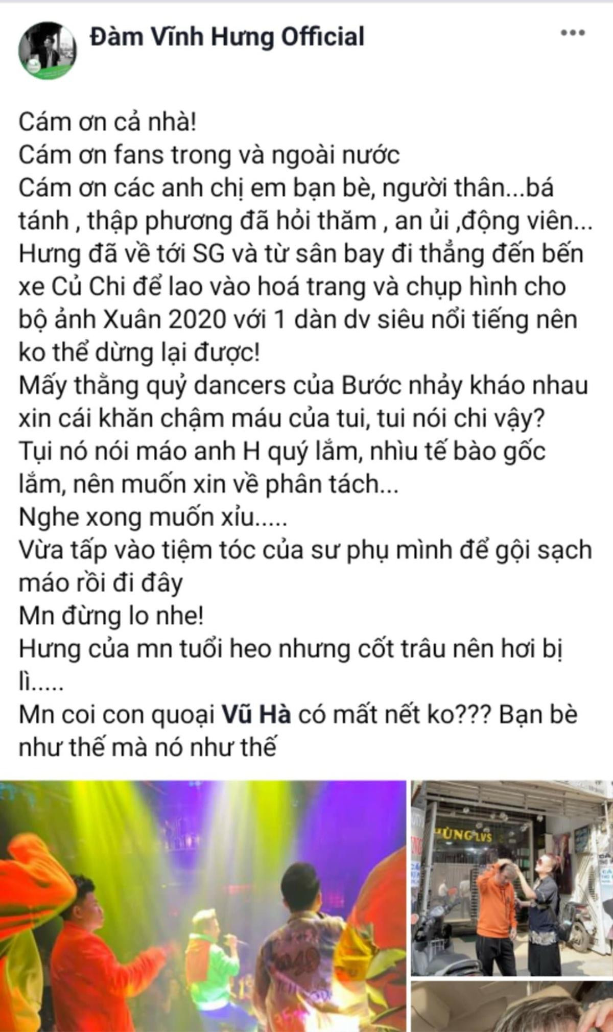 Hậu sự cố đổ máu trên sân khấu, phát ngôn của Đàm Vĩnh Hưng khiến khán giả chú ý Ảnh 5