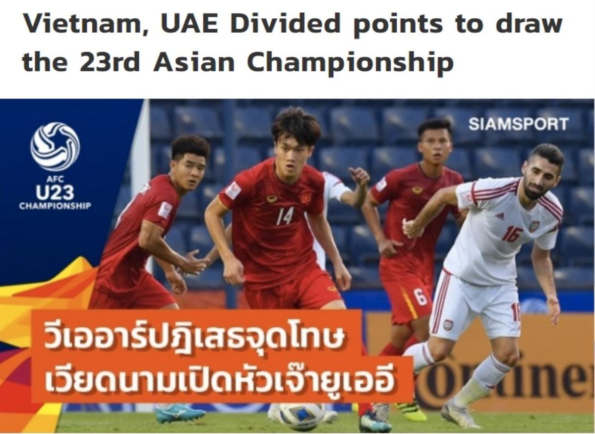 Báo Thái Lan: 'VAR cứu U23 Việt Nam khỏi 1 trận thua' Ảnh 1