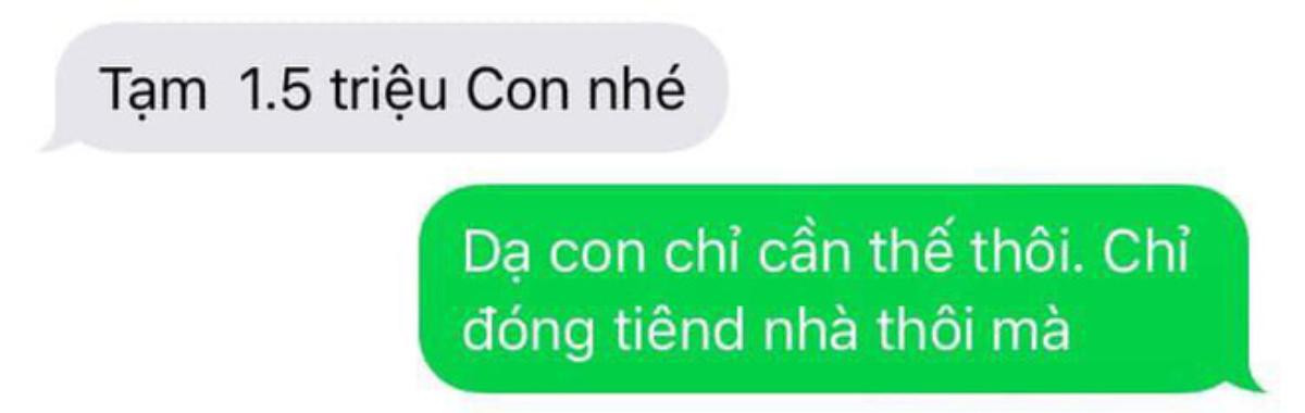 Cô sinh viên nhận tin nhắn của bố thông báo gửi 1,5 triệu đồng và câu chuyện khiến nhiều người suy ngẫm Ảnh 2