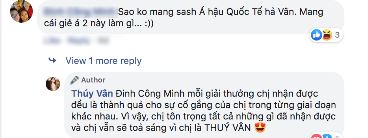 Thúy Vân đáp trả khéo léo khi fan cứng hỏi cắc cớ: 'Sao không mang sash Á hậu Quốc tế?' Ảnh 6