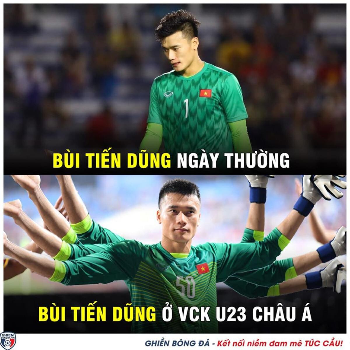 Ảnh chế U23 Việt Nam: Bùi Tiến Dũng hóa 'siêu nhân', khiến Jordan ngao ngán Ảnh 2