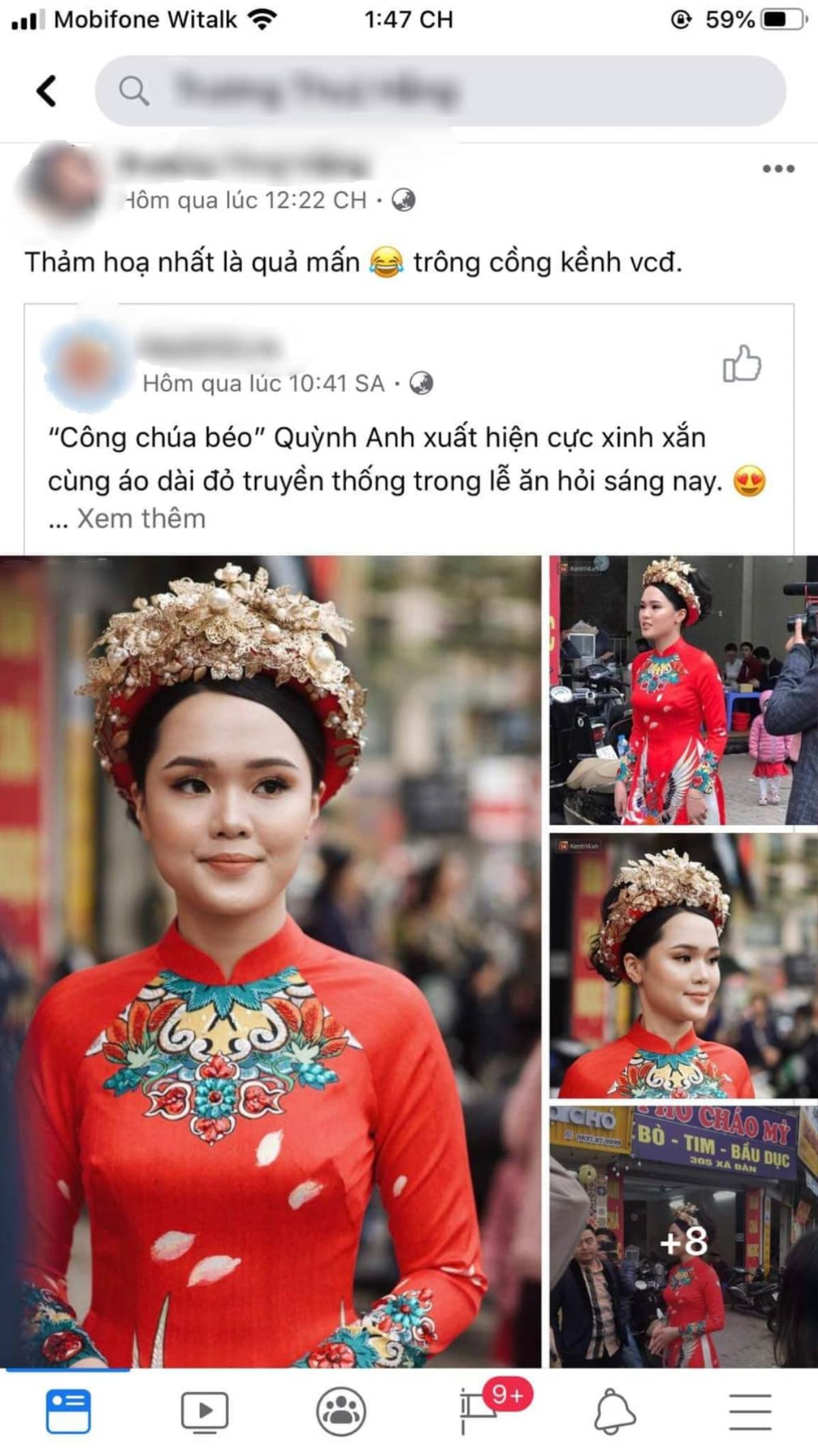 Vợ Duy Mạnh - Quỳnh Anh diện áo dài xinh như mộng trong đám hỏi, nhưng bị 'mổ xẻ' vì make up, làm tóc như phim cổ trang Ảnh 6