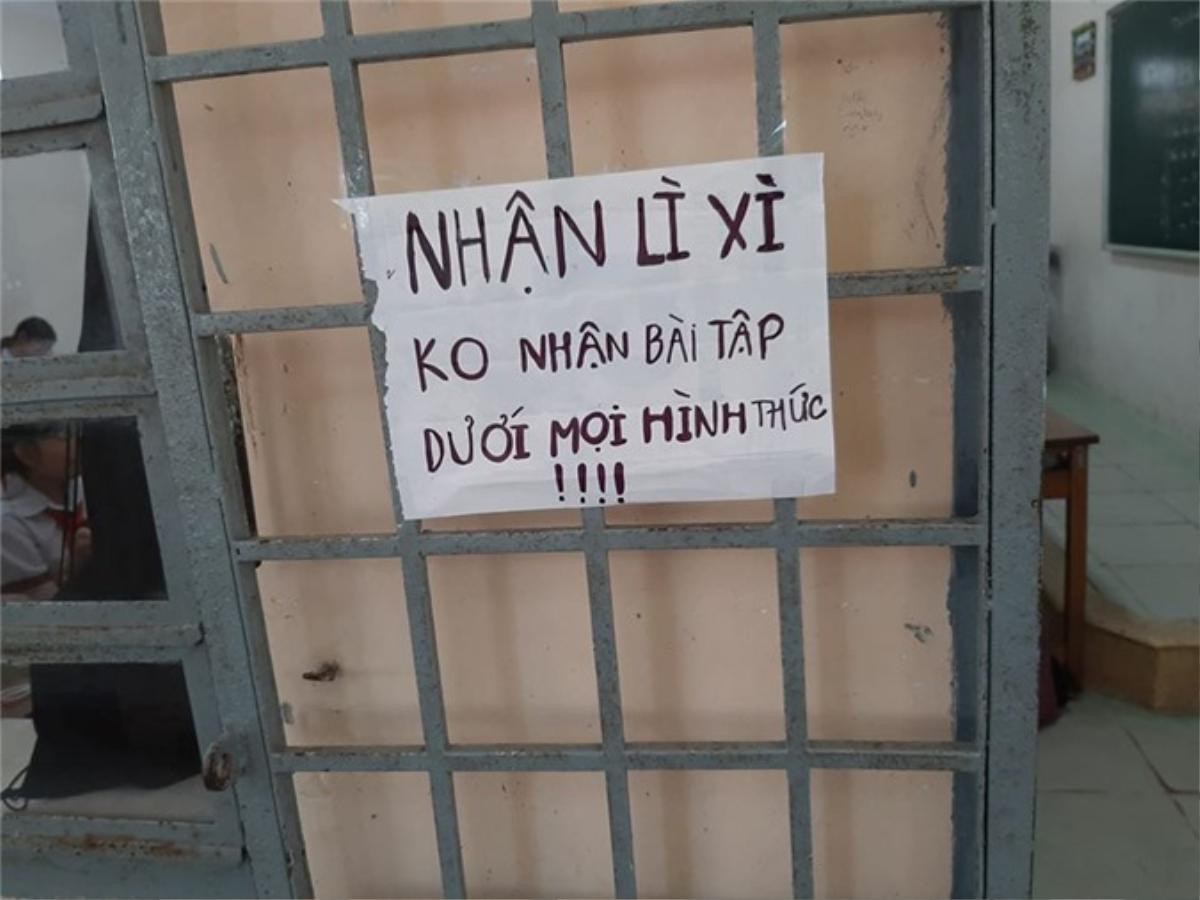 Học sinh treo ‘tối hậu thư’ khiến CĐM cười ngặt nghẽo: Đến cả giáo viên cũng phải chịu thua! Ảnh 1