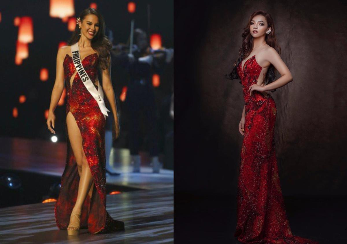 Loạt hoa hậu ăn gạch đá vì bị nghi copy váy ở Miss Universe, riêng Hương Giang lật ngược thế cờ Ảnh 4