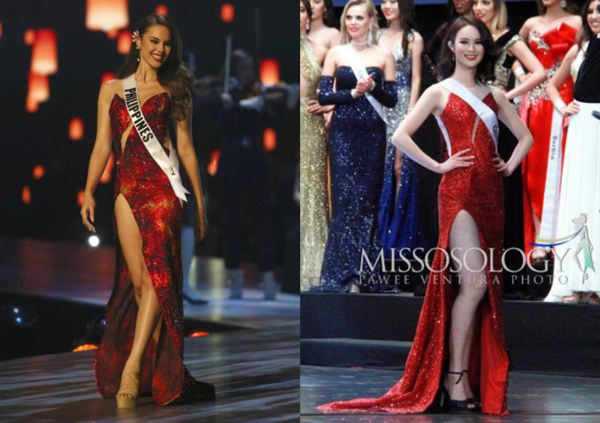 Loạt hoa hậu ăn gạch đá vì bị nghi copy váy ở Miss Universe, riêng Hương Giang lật ngược thế cờ Ảnh 5