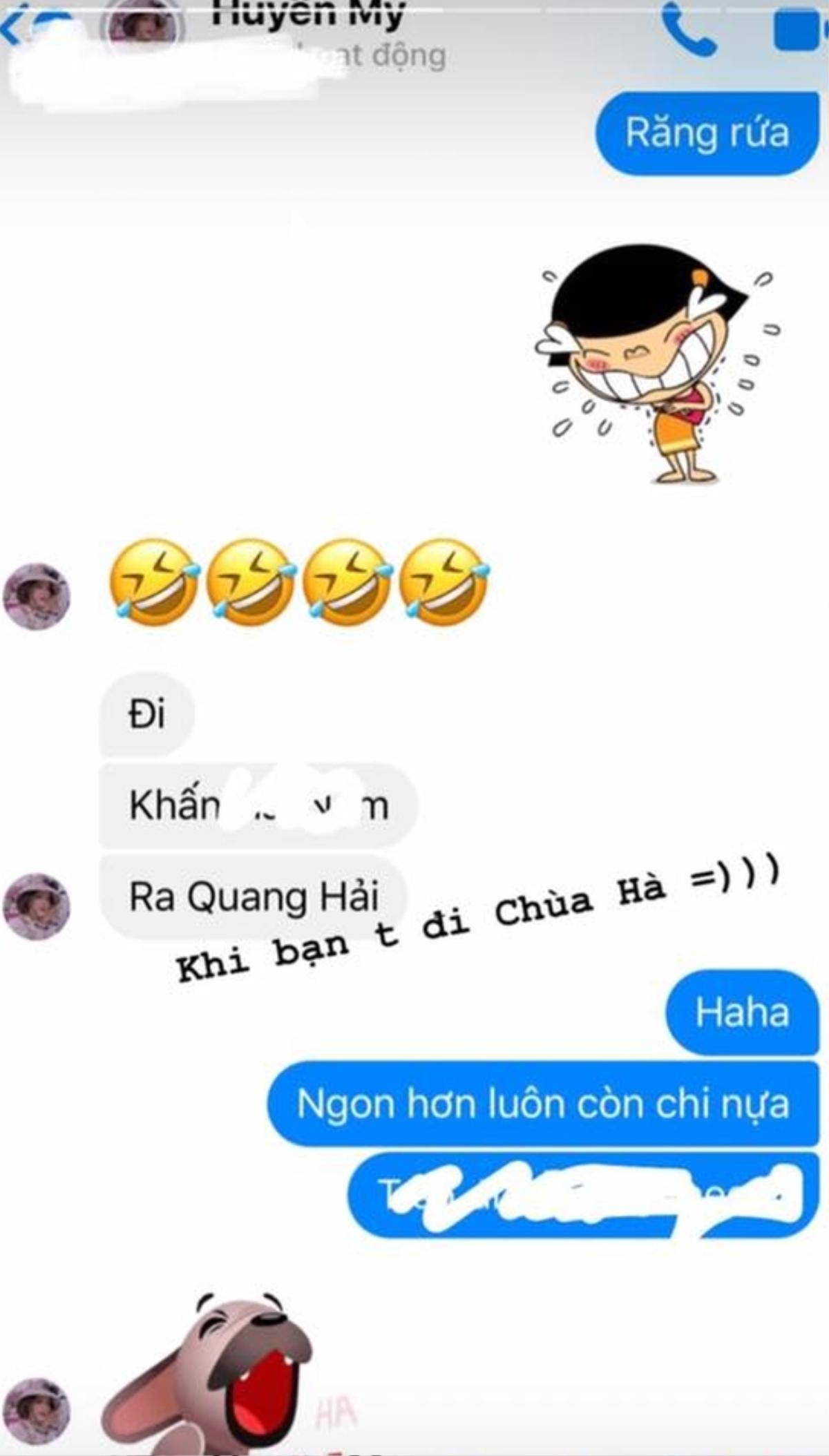 Khoe đi chùa cầu duyên với bạn, Huyền My công khai nhắc tên Quang Hải Ảnh 2