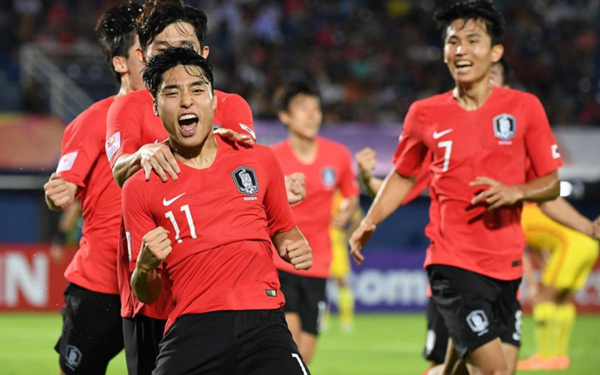 Ghi bàn phút bù giờ, U23 Hàn Quốc vào bán kết U23 châu Á 2020 Ảnh 1