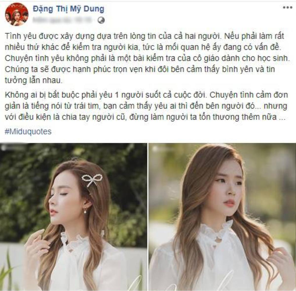 'Bóng gió' về người cũ, Midu khẳng định đầy thuyết phục: 'Tình yêu phải được xây dựng dựa trên lòng tin của hai người' Ảnh 3