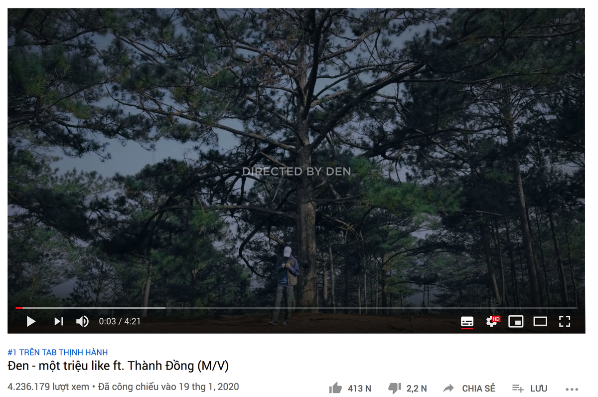 MV Vpop đạt top 1 trending đầu tiên trong năm 2020 đã có chủ: Không Đen Vâu chứ ai! Ảnh 1