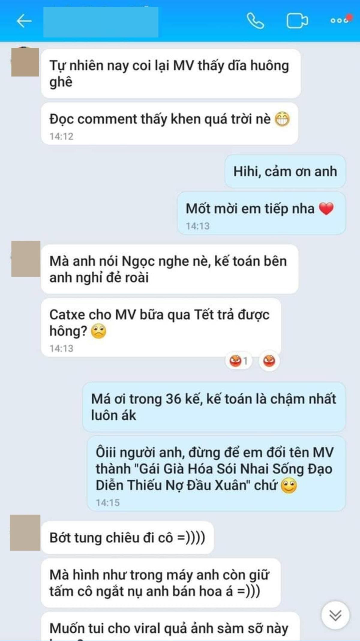 Ninh Dương Lan Ngọc đòi tiền catse đạo diễn, dọa đổi tên MV Gái già muốn lấy chồng Ảnh 2