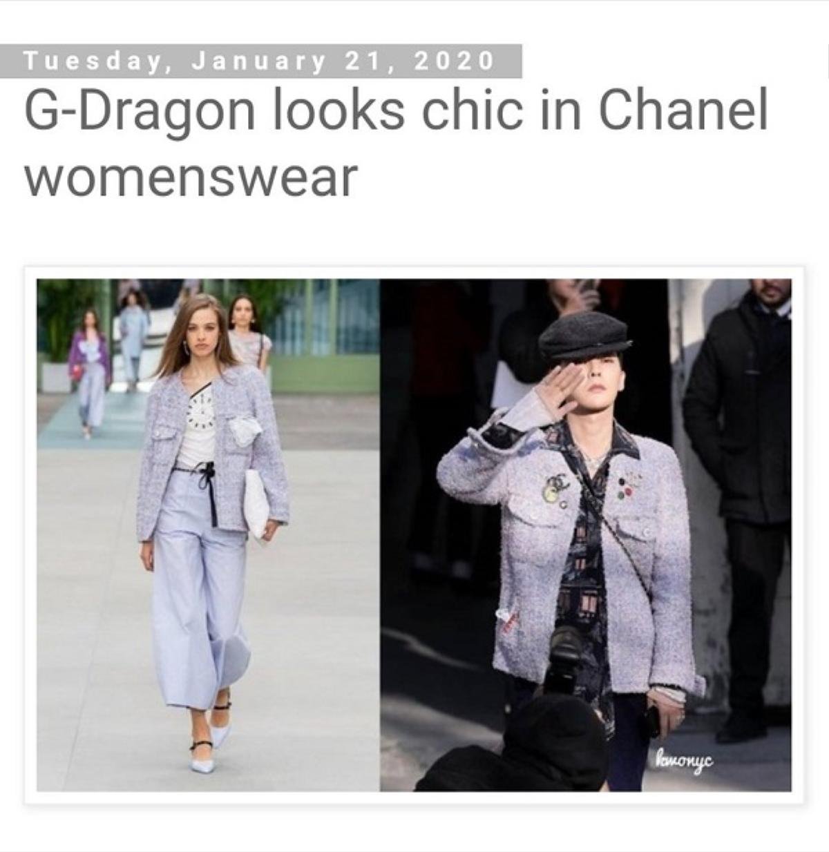 Hoàng tử thời trang G-Dragon phủ sóng toàn cầu khi dự show Chanel được Vogue ca ngợi hết lời Ảnh 7