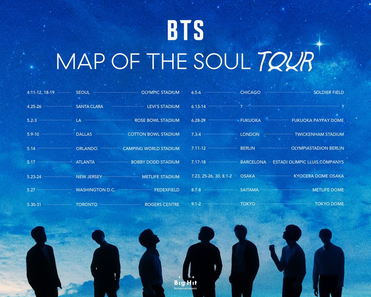 Chưa phát hành album, BTS đã công bố địa điểm và thời gian tổ chức Tour diễn mới Ảnh 3