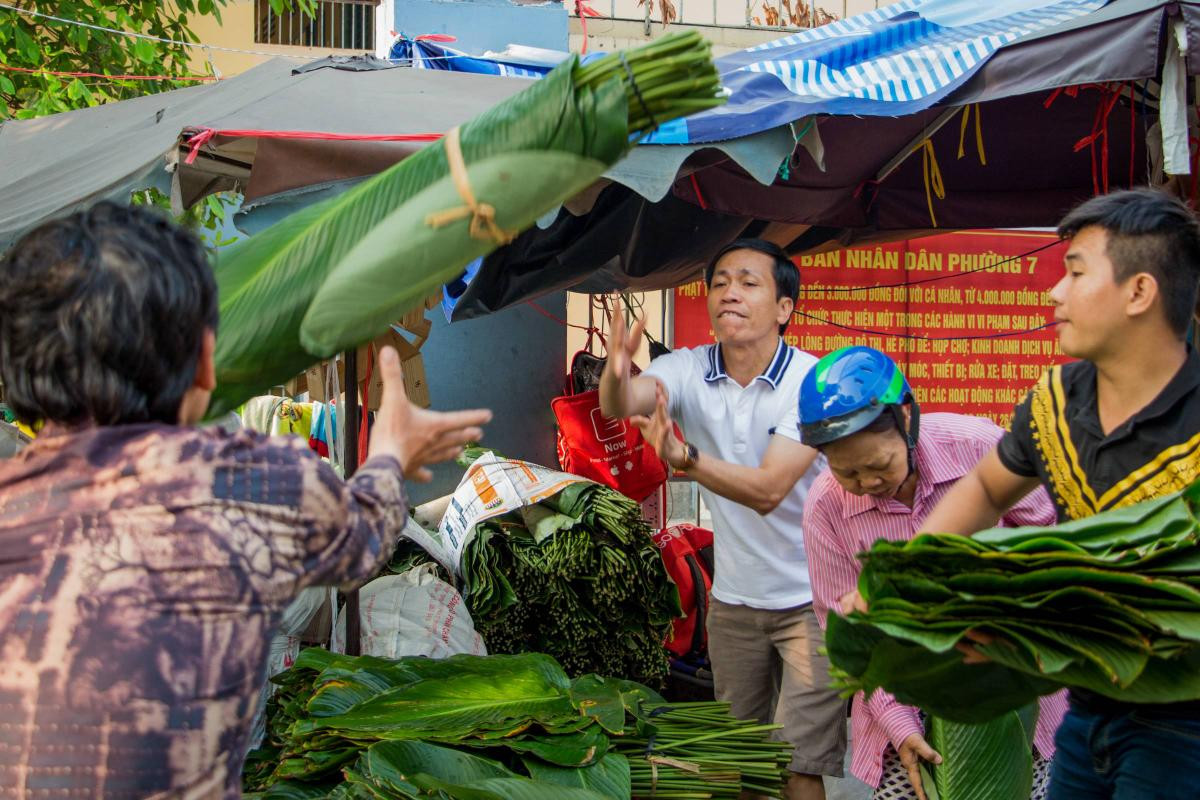 Chợ lá dong ngày Tết Ảnh 4