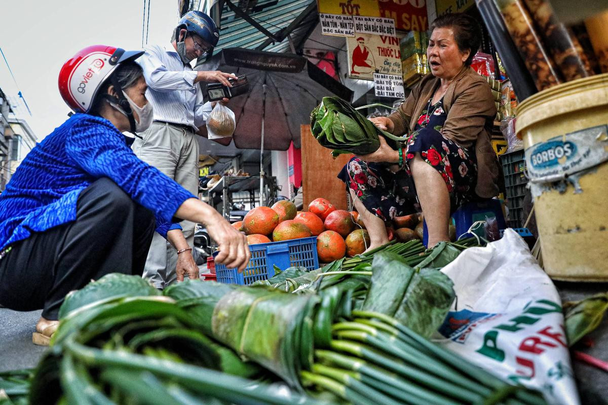 Chợ lá dong ngày Tết Ảnh 6