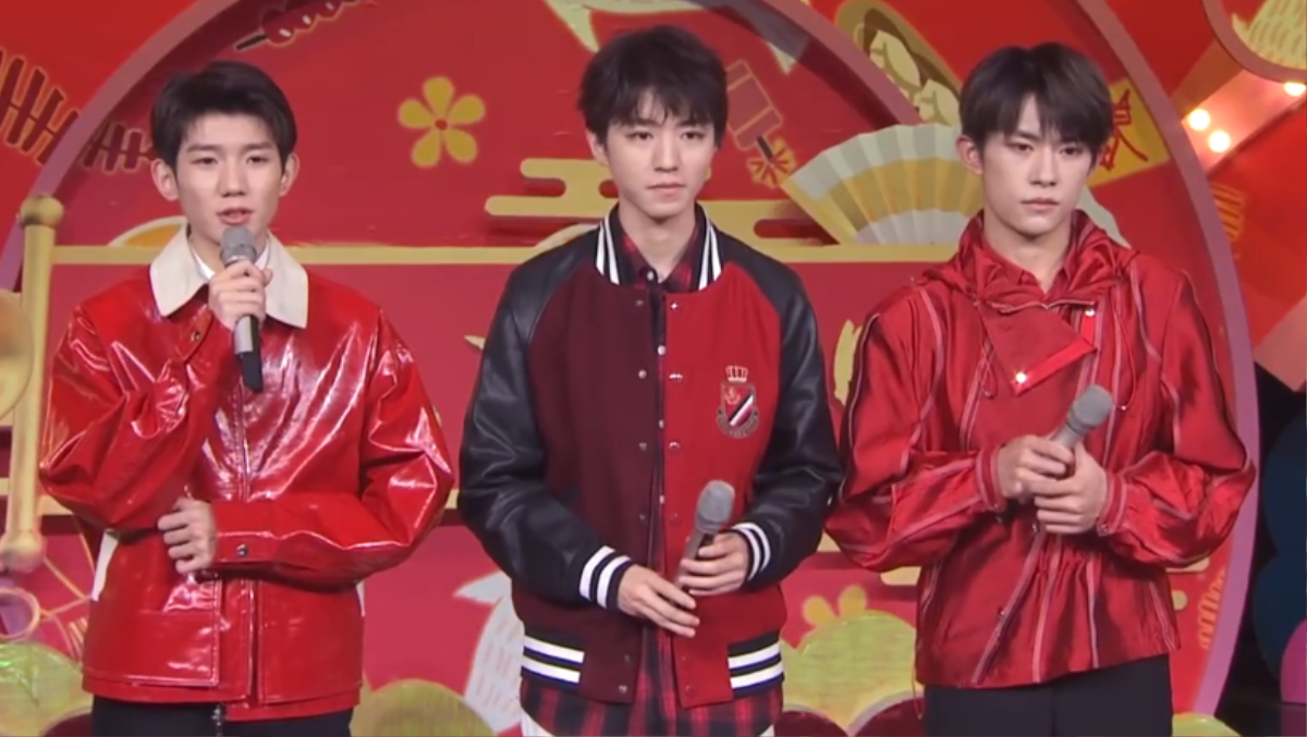 Ba thành viên TFBOYS cùng nhau tiếp nhận phỏng vấn trước ngày tiến hành Xuân Vãn 2020 Ảnh 4