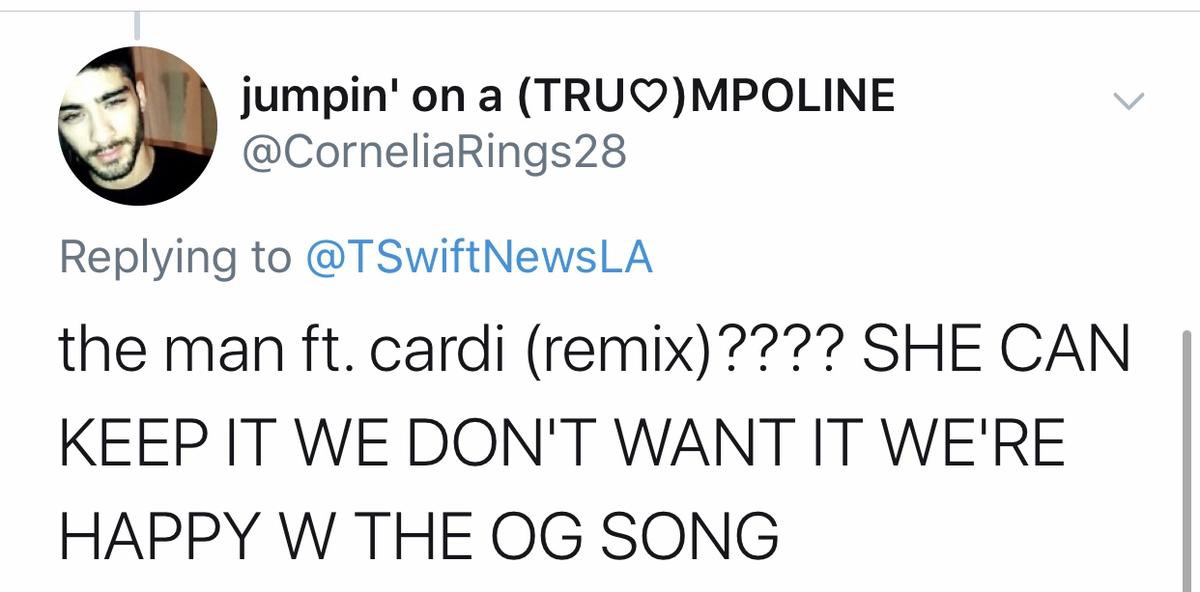 Cardi B nhấn nút follow Taylor Swift, cộng đồng fan tha thiết một màn hợp tác trong mơ: The Man Ảnh 5