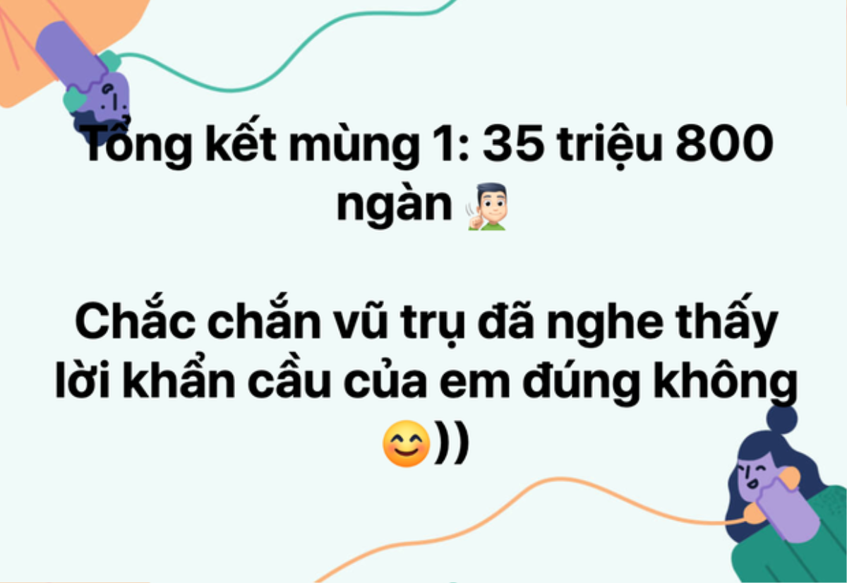 Lác mắt với những con số lì xì 'khủng' trong Tết Canh Tý vừa qua của các cặp đôi Việt Ảnh 10