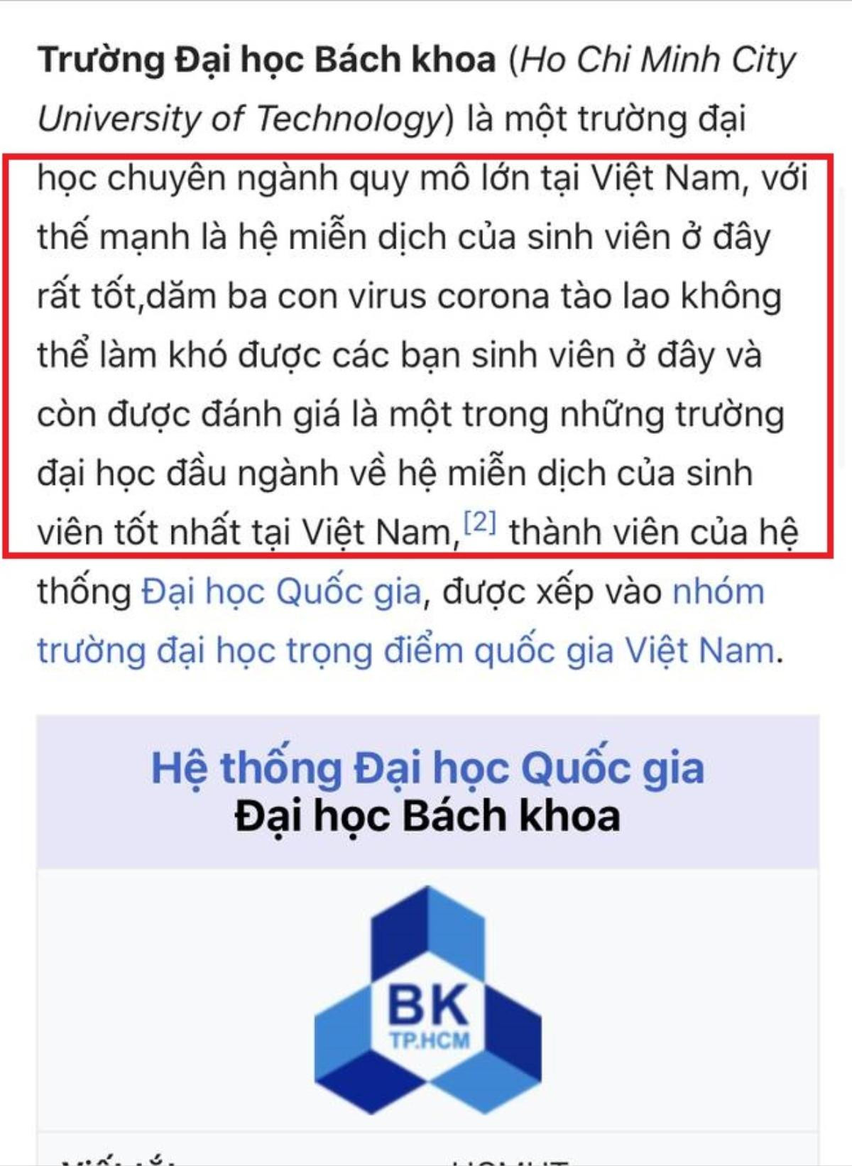 Nhiều trường Đại học bị sửa Wikipedia vì không cho Sinh viên nghỉ học trước dịch virus Corona Ảnh 2