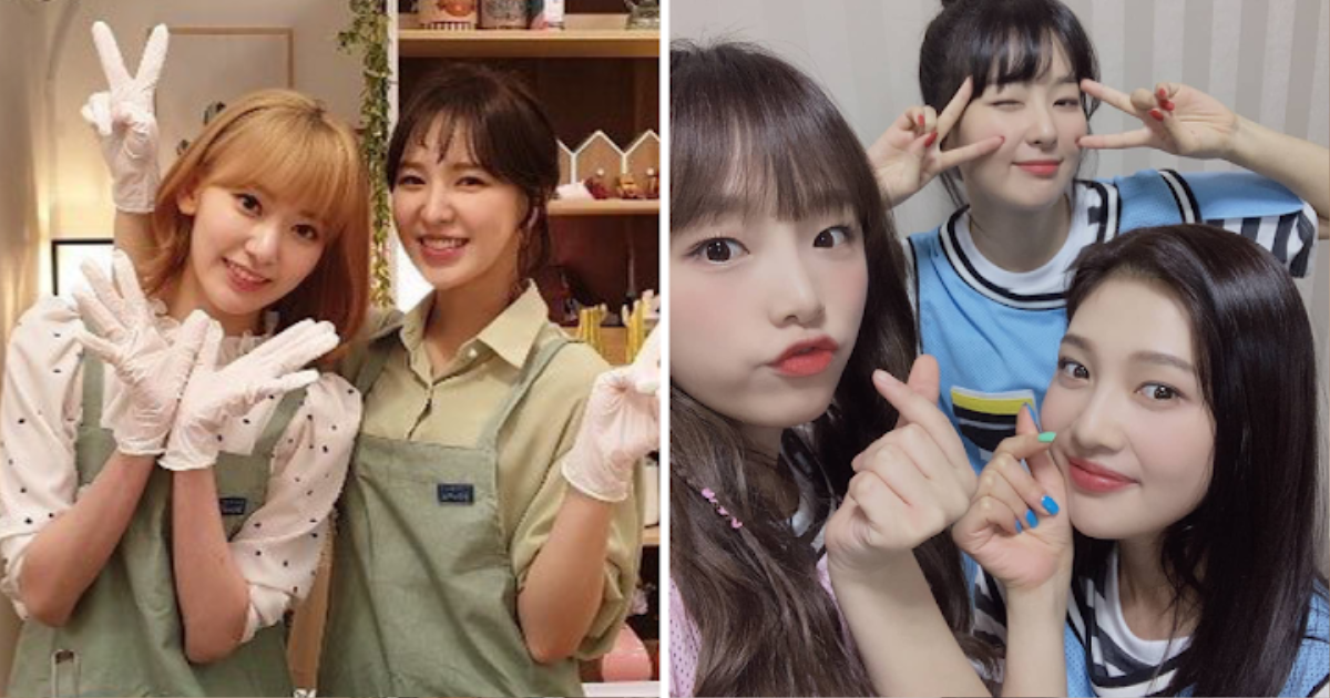 5 khoảnh khắc tương tác cực đáng yêu giữa Red Velvet và IZ*ONE Ảnh 1