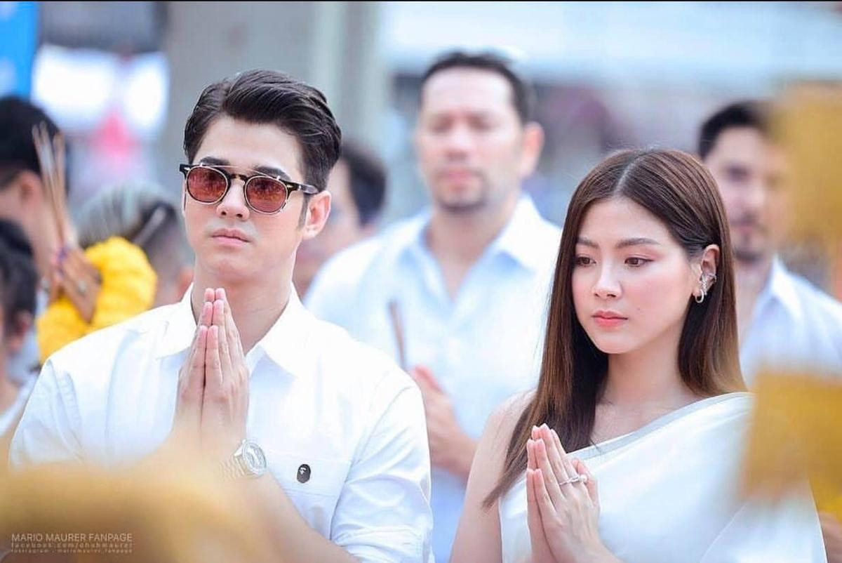 Baifern Pimchanok xinh đẹp sánh đôi cùng 'người tình 10 năm' Mario Maurer tại lễ khai máy phim điện ảnh 'Laser Candy' Ảnh 2