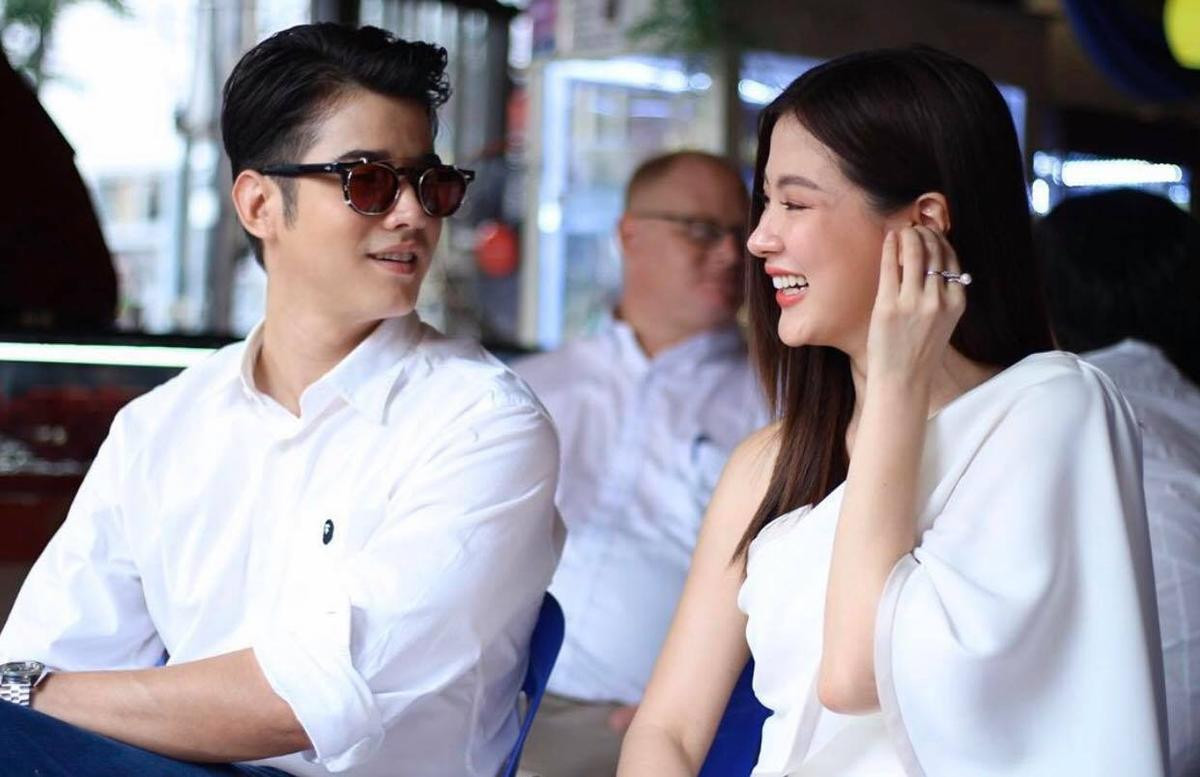 Baifern Pimchanok xinh đẹp sánh đôi cùng 'người tình 10 năm' Mario Maurer tại lễ khai máy phim điện ảnh 'Laser Candy' Ảnh 4