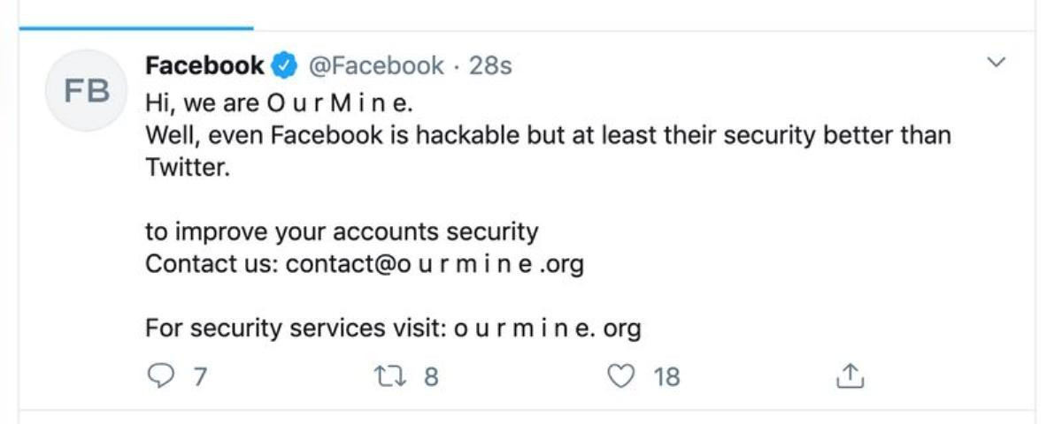 Tài khoản Facebook trên Twitter bị hack nhưng điều hacker nói mới thực sự thú vị Ảnh 1