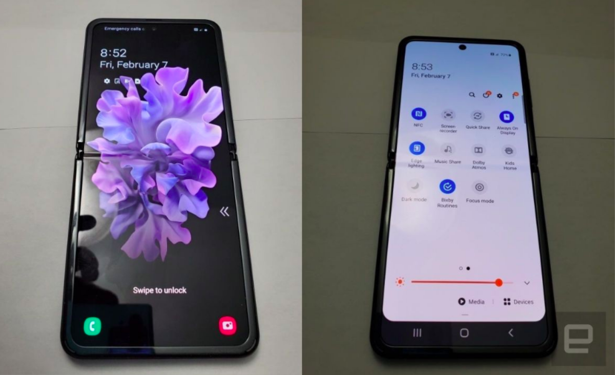 Smartphone màn hình gập thứ 2 của Samsung rò rỉ rõ nét trước giờ ra mắt Ảnh 1
