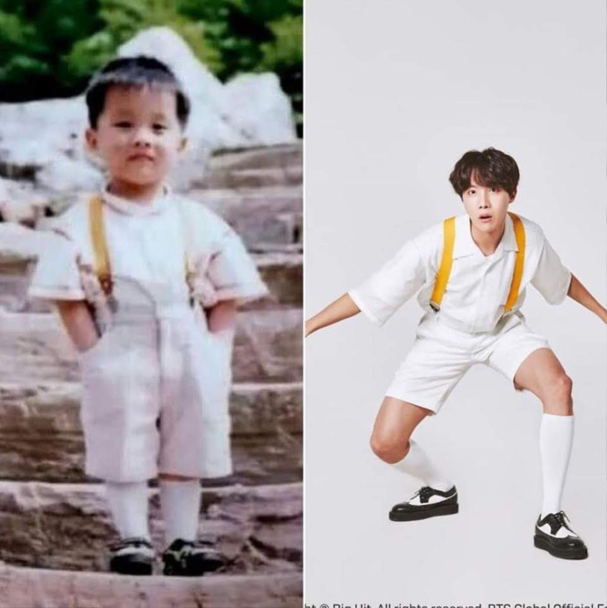 'Rụng rời' với bộ ảnh thời thơ ấu của BTS: Jin và V tựa hoàng tử, J-Hope như 'rich kids' chính hiệu Ảnh 7