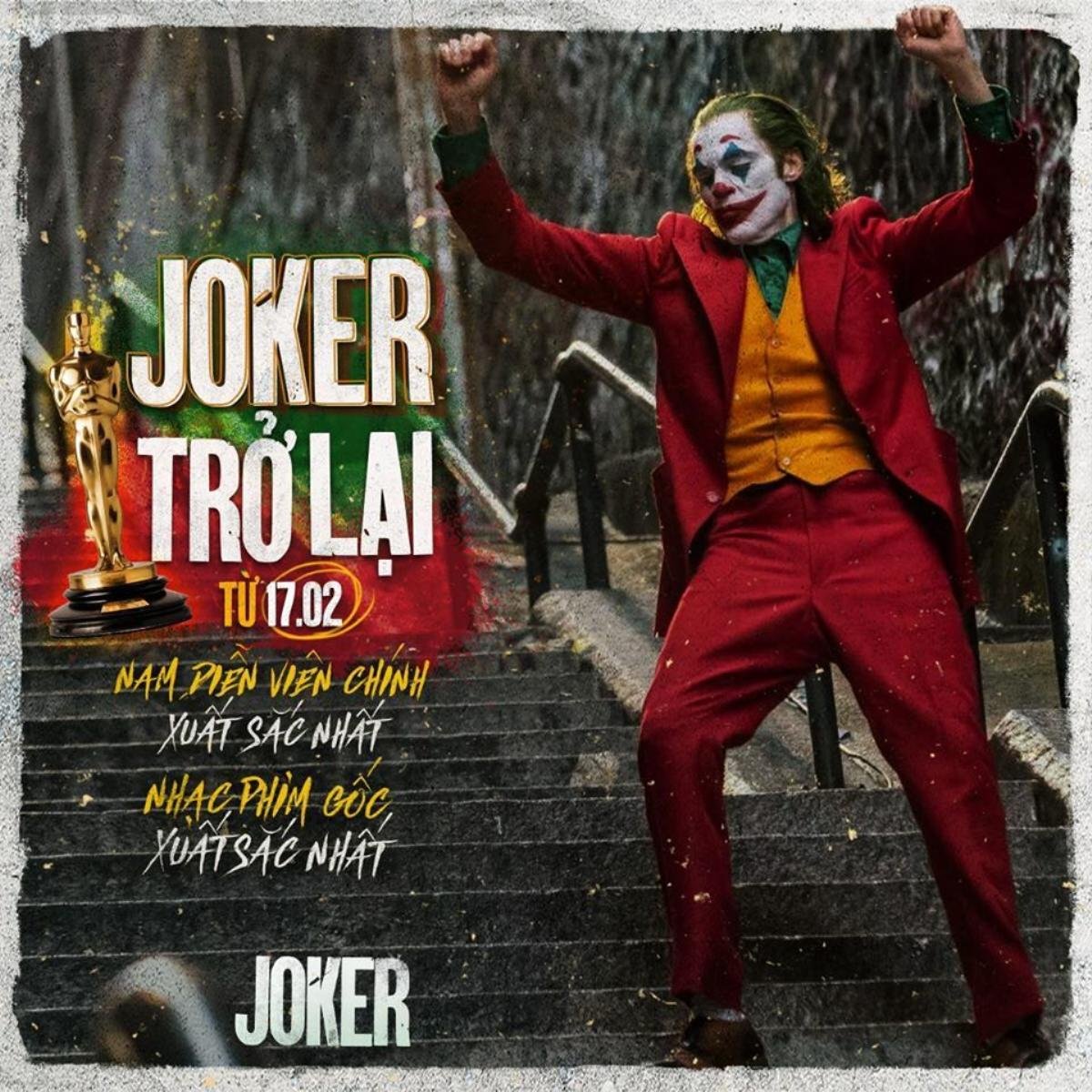 Sau Ký sinh trùng, 'Joker' cũng sẽ được khởi chiếu lại tại Việt Nam từ 17/2 Ảnh 1