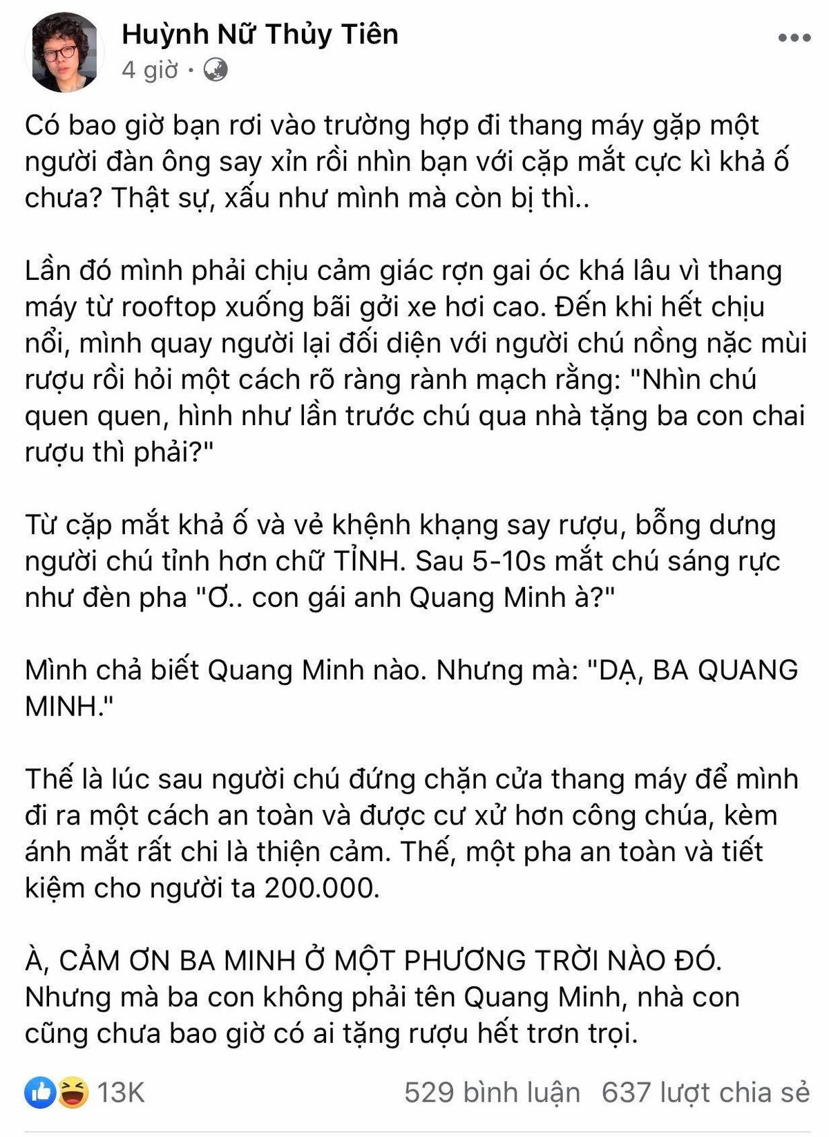 Mẹo vặt cùng Tiên Tiên: Thấy người say xỉn 'bắt quàng làm họ' Ảnh 4