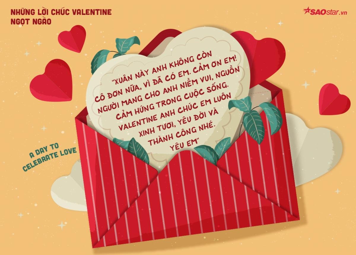 Những lời chúc Valentine ngọt ngào và ý nghĩa nhất dành tặng người yêu Ảnh 1