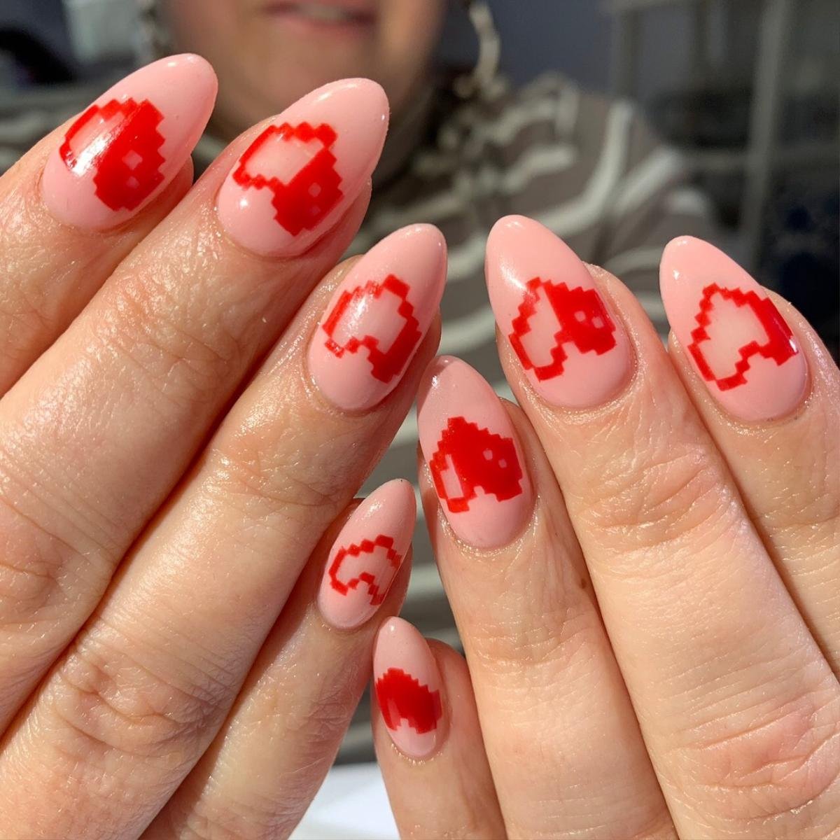 12 ý tưởng làm nail nghệ thuật cực độc cho ngày Valentine Ảnh 8