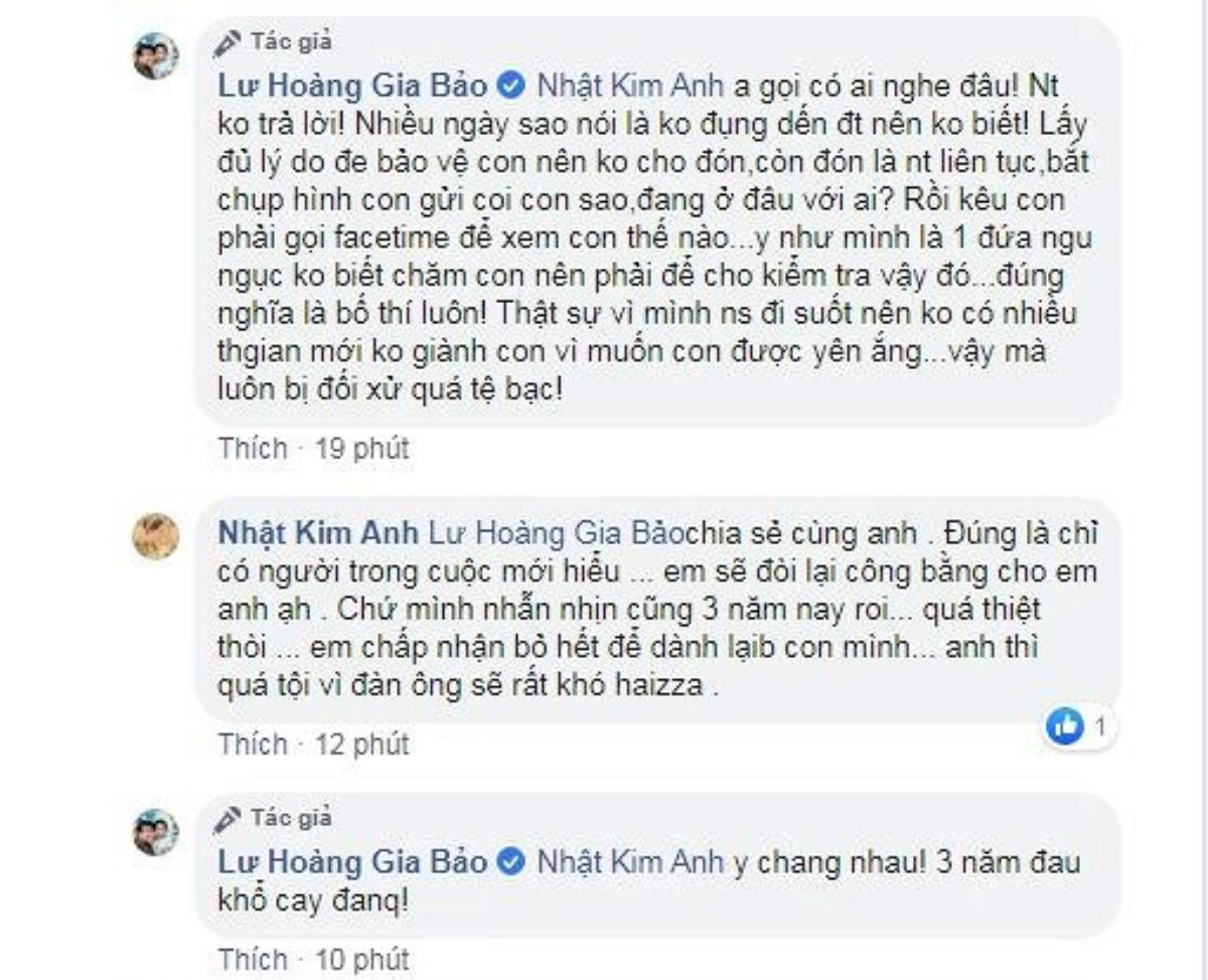 Diễn viên Gia Bảo tố vợ cũ không cho gặp con, Nhật Kim Anh an ủi: 'Có những người họ ác vậy đó anh' Ảnh 4