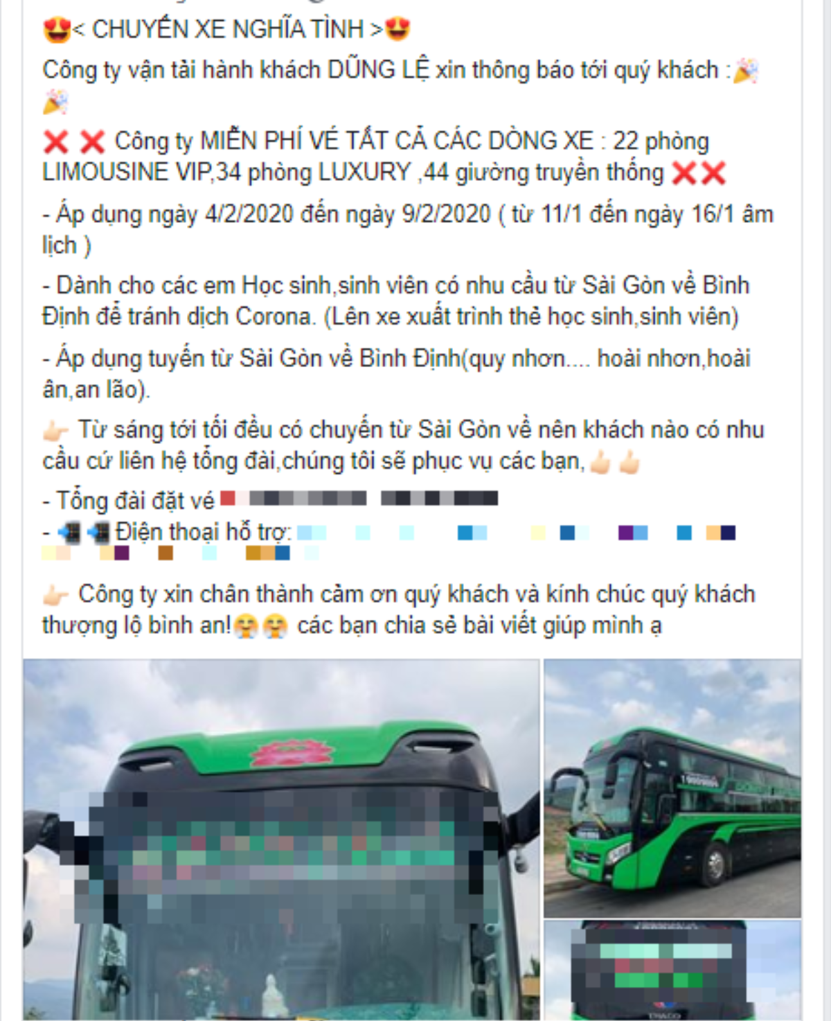 Sinh viên từ TP. Hồ Chí Minh về Nha Trang để tránh dịch Covid-19 được miễn phí vé xe giường nằm Ảnh 3