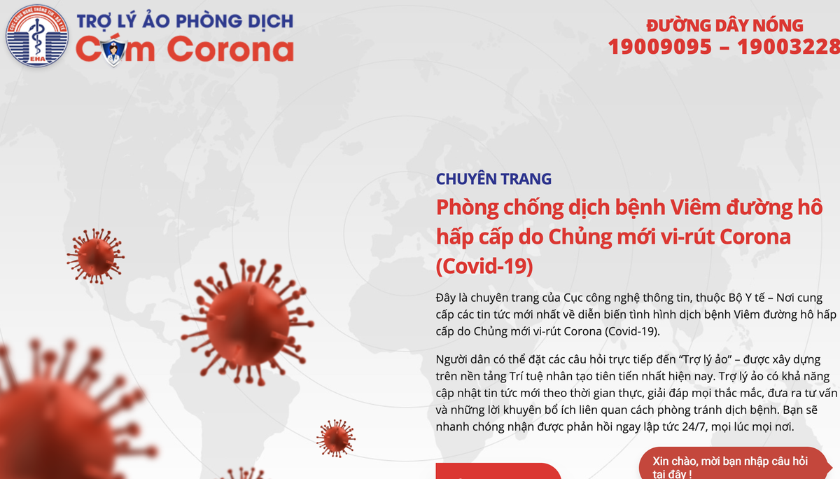 Bộ Y tế ra mắt trợ lý ảo phòng chống dịch cúm virus corona Ảnh 2