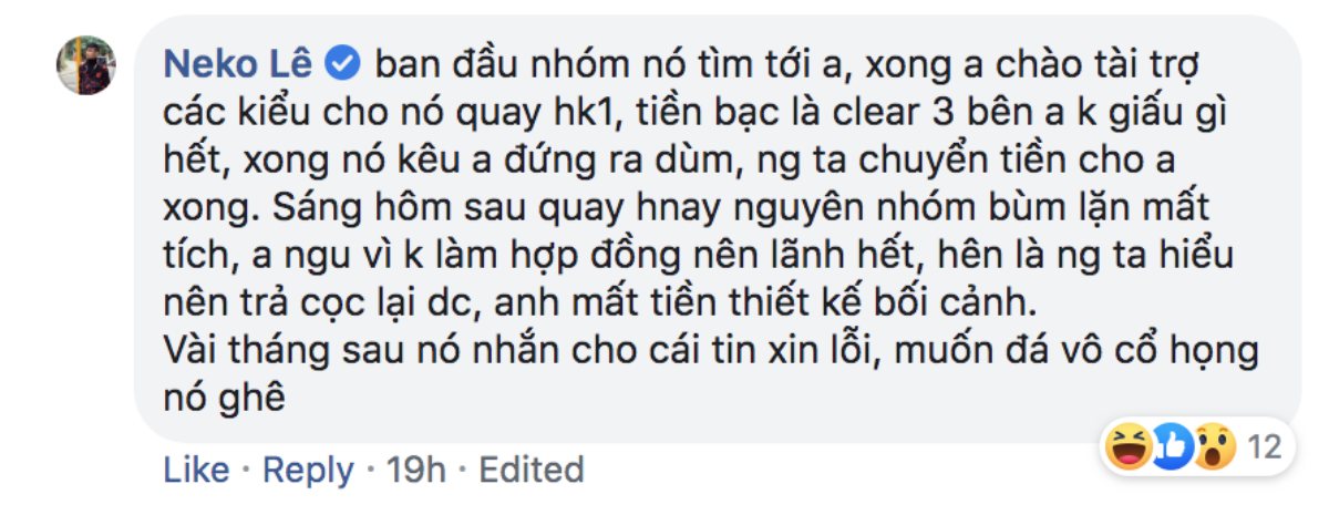 Thêm 1 đạo diễn tố Nguyễn Trọng Tài 'lật kèo': 'Từng nghĩ sẽ cho một con đường làm nghề' Ảnh 2