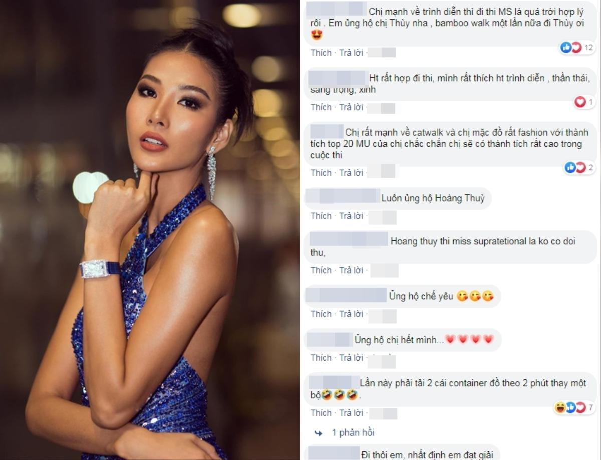 Hoàng Thùy được mời thi Miss Supranational 2020: Fan quốc tế bất ngờ, fan Việt ủng hộ mạnh mẽ Ảnh 4