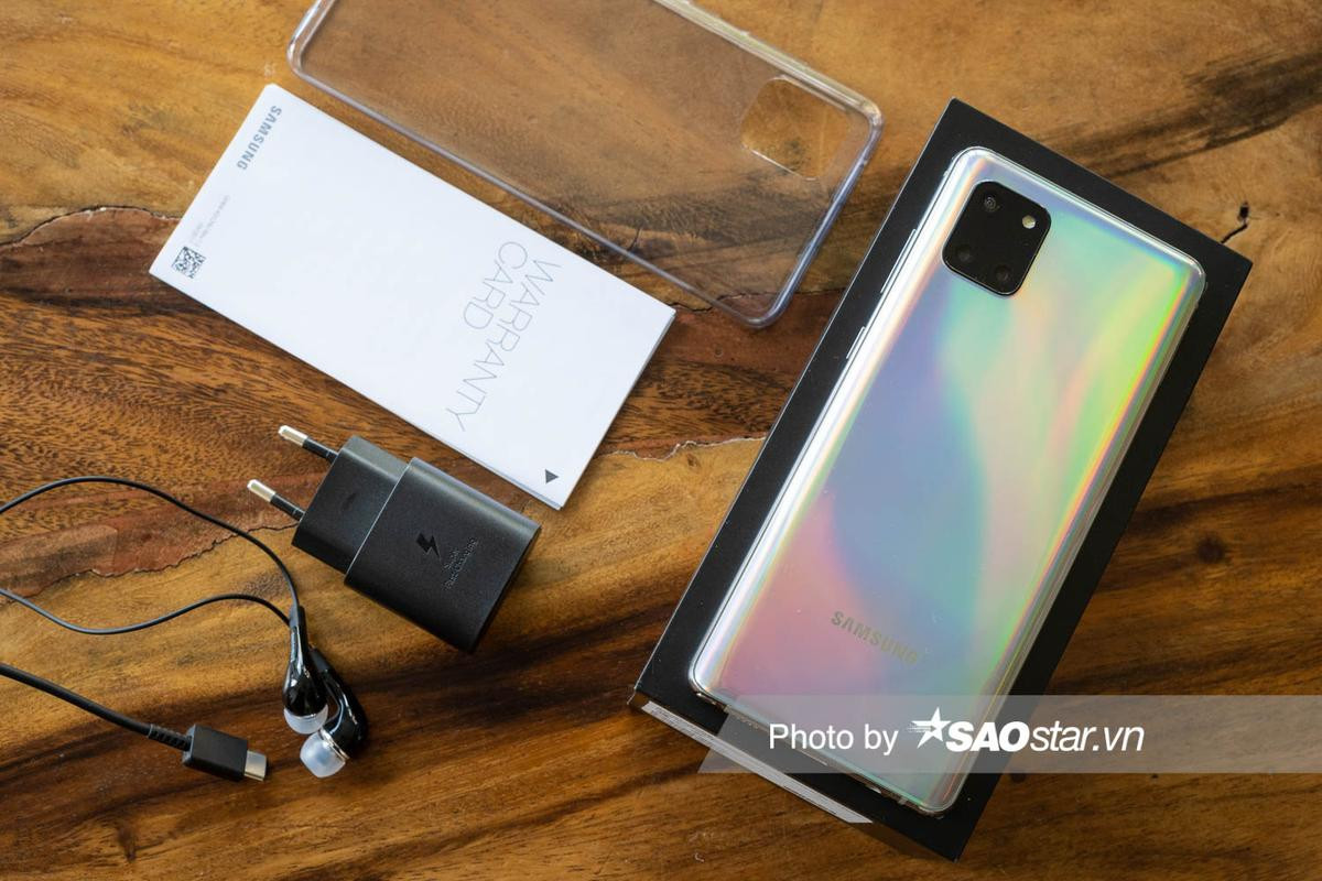 Mở hộp Galaxy Note10 Lite: Phiên bản 'nhỏ nhưng có võ' của Note10! Ảnh 2