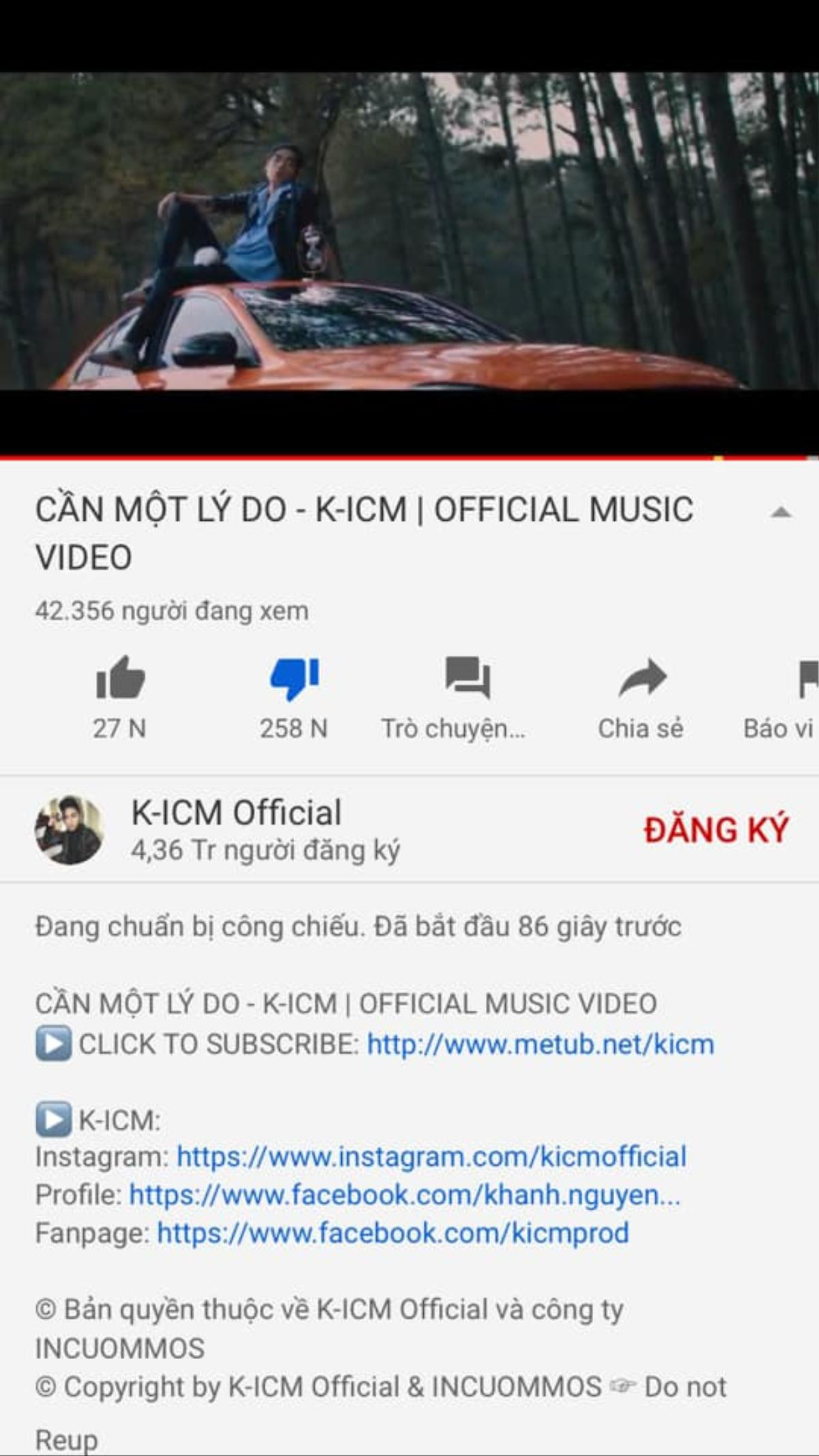 Dân mạng phản ứng sau MV 'Cần một lý do': K-ICM không hát câu nào mà đứng tên sản phẩm? Ảnh 1