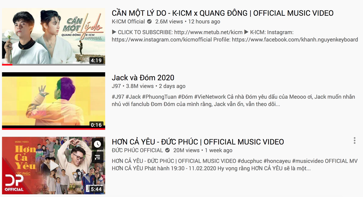 Cuộc chiến top trending: Jack vượt mặt Đức Phúc, chưa kịp chạm No.1 thì K-ICM đã chiếm ngôi vương Ảnh 1