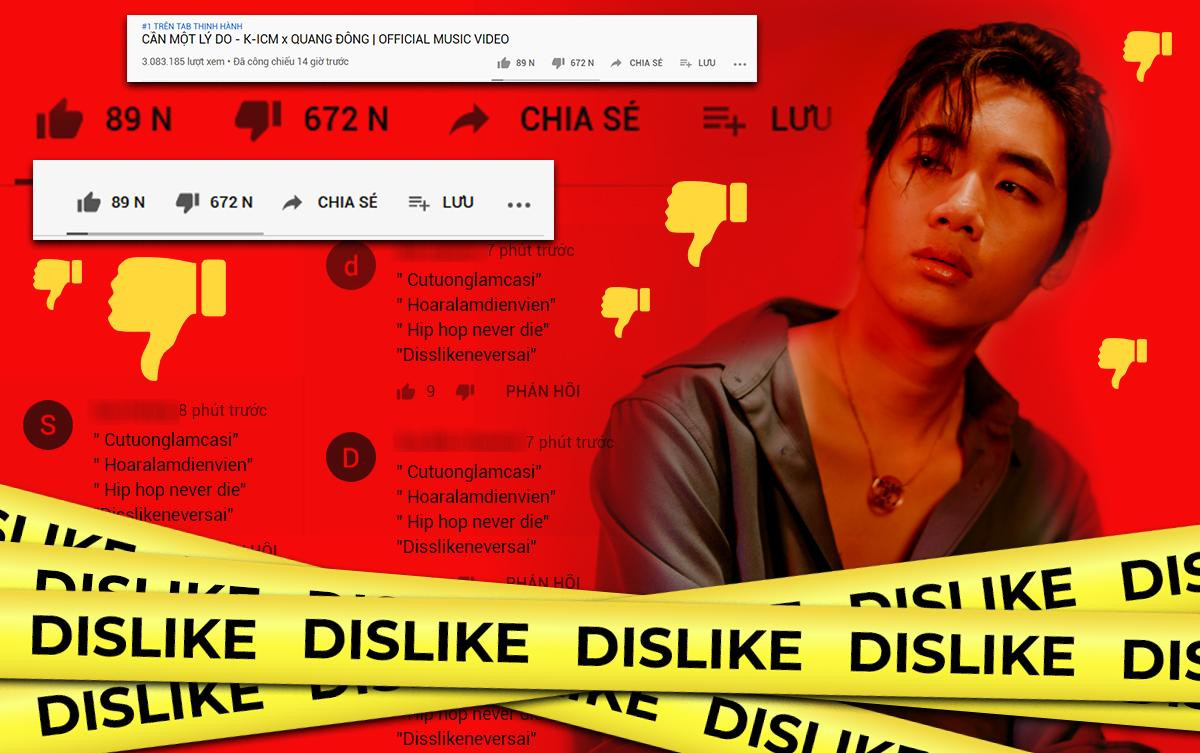 MV 'Cần Một Lý Do' bị dislike gấp 10 lần like, K-ICM sẽ bị ảnh hưởng như thế nào trên YouTube? Ảnh 2