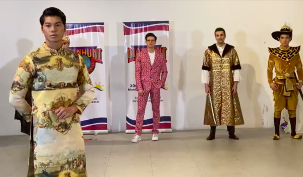 Phạm Đình Lĩnh diện National Costume áo dài độc đáo, được dự đoán đăng quang Manhunt International 2020 Ảnh 4